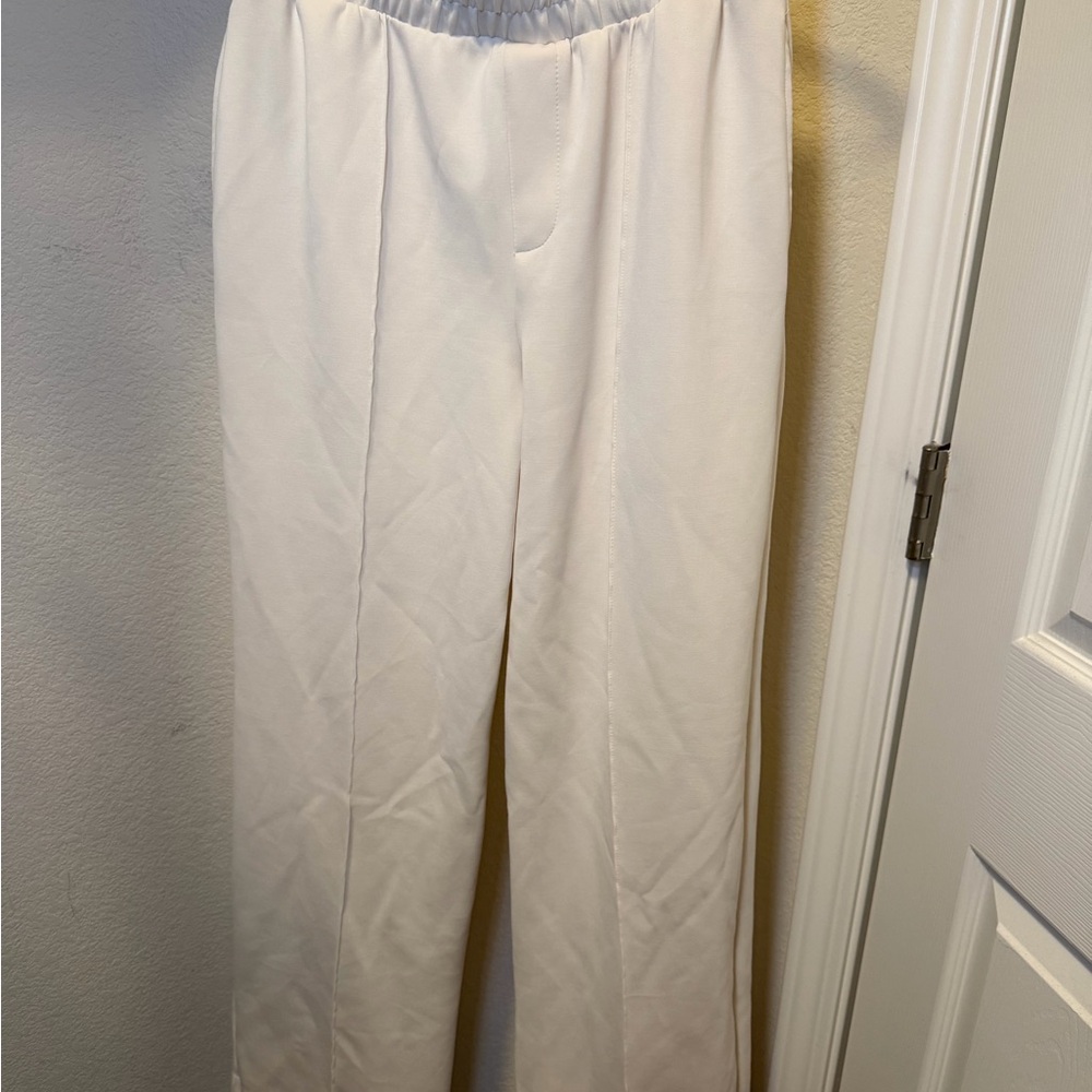Women's High Rise Straight Leg Pull On Pants -A New Day
